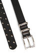 Imitatielederen riem met studs, Zwart, Packshot image number 1