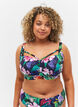 Bikinitop met drapering en string, Flower Print, Model image number 0