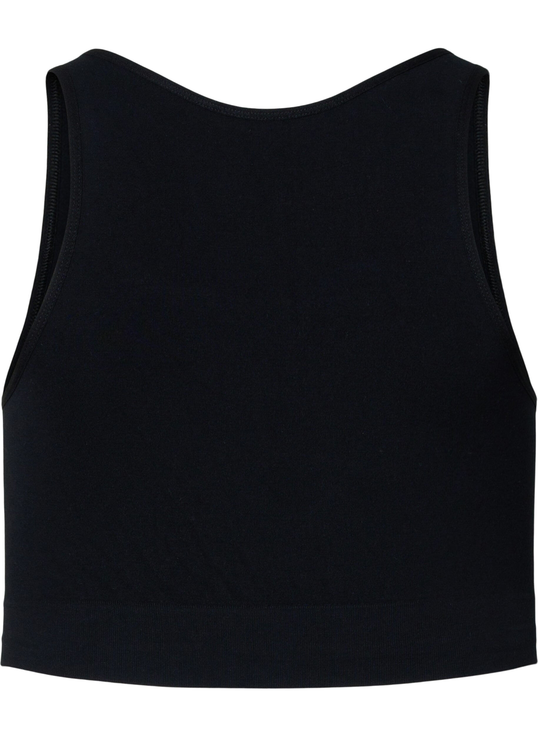 Zizzi Zachte beha met mesh, Black, Packshot image number 1