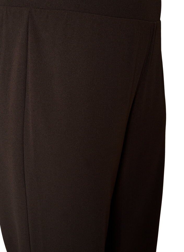 Broek met rechte pasvorm, Bruin, Packshot image number 2
