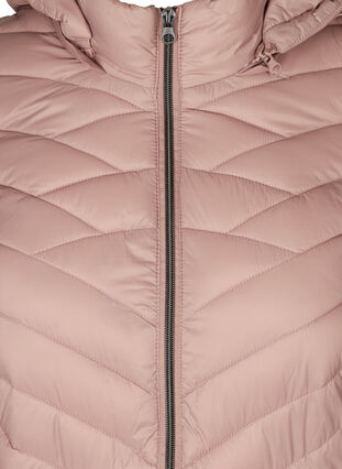 Lange lichte gewatteerde jas , Burlwood, Packshot image number 2