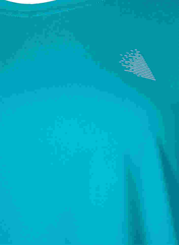 Trainings T-shirt met korte mouwen, Deep Peacock Blue, Packshot image number 2