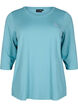 Sporttop met 3/4 mouwen, Blauw, Packshot image number 0