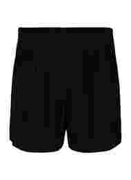 Losse shorts van viscose, Black