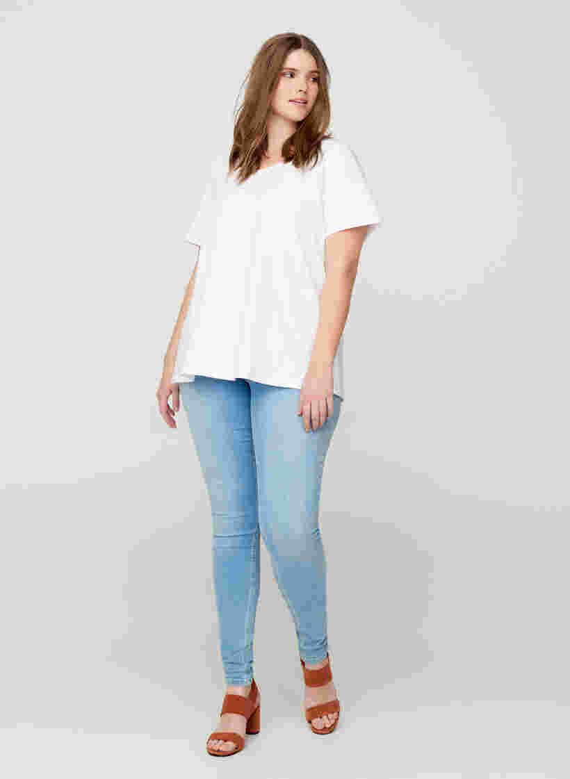 Basic t-shirt, Bright White, Model image number 2