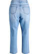 Straight-fit jeans met hoge taille, Blauw, Packshot image number 1