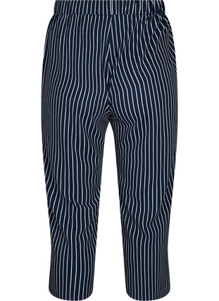 Losse broek met 7/8 lengte, Navy Blazer Stripe, Packshot image number 1