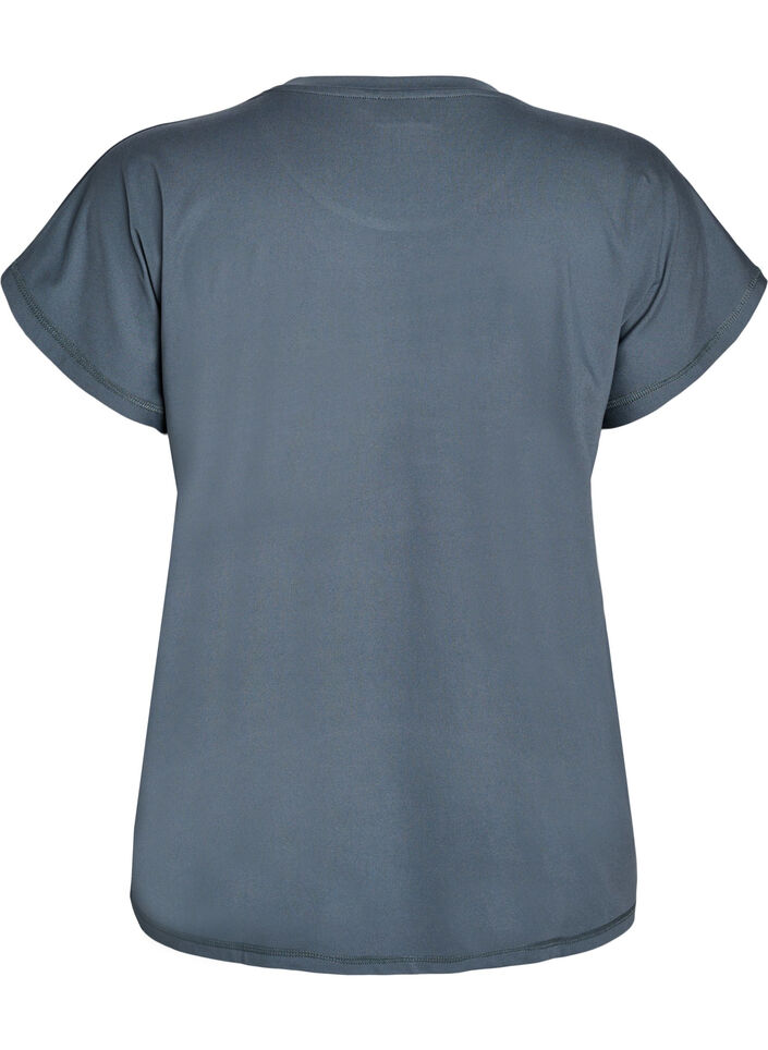 Effen gekleurd trainingsshirt, Groen, Packshot image number 1