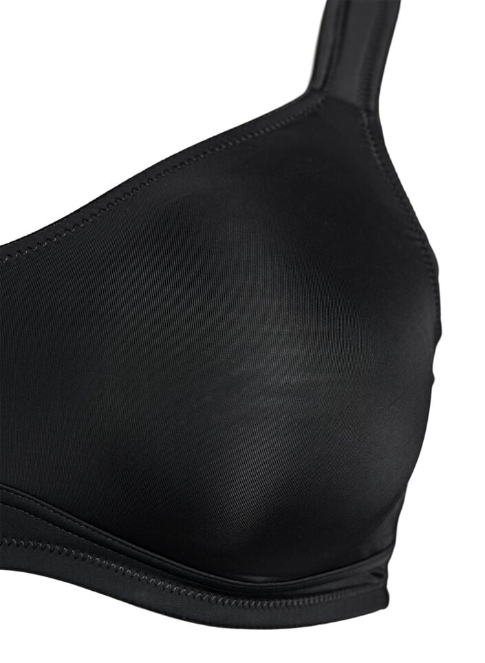 Comfortbeha met gewatteerde bandjes, Zwart, Packshot