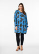 Lange mouwen tuniek met een naad, Blauw, Model image number 1