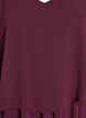 Maxi-jurk met korte mouwen en a-vorm, Rood, Packshot image number 2