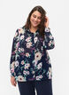 FLASH - Shirt met lange mouwen en bloemenprint, Navy Flower, Model image number 0