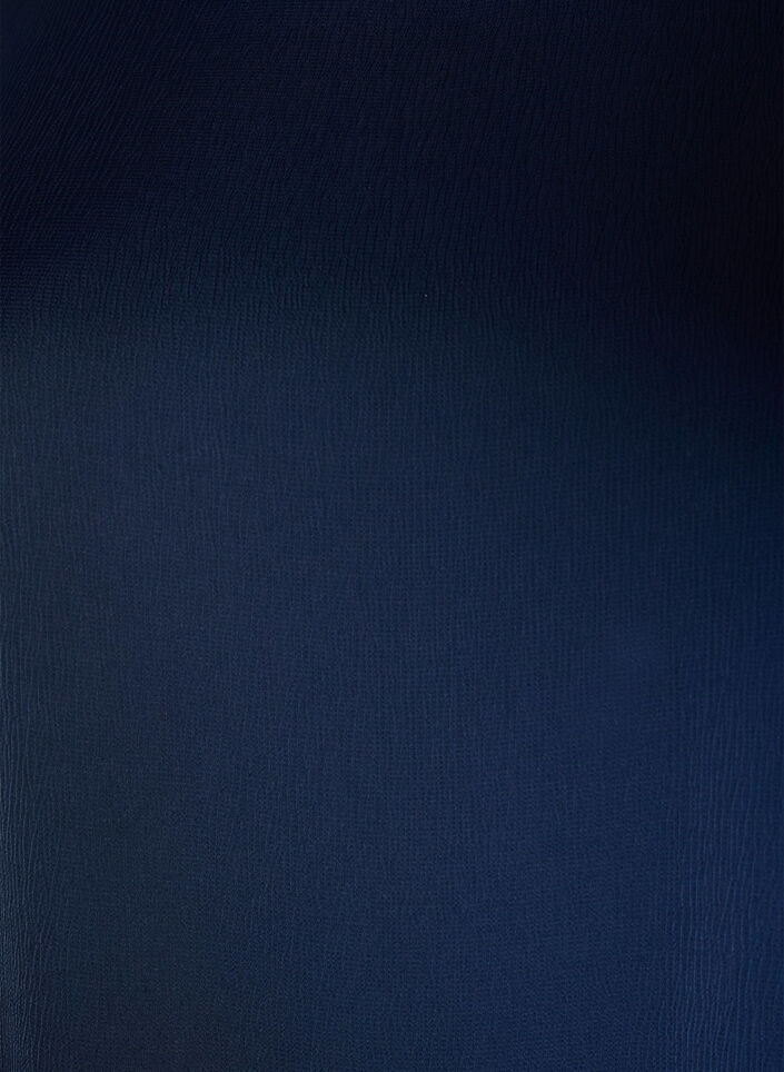 Satijnen blouse met ellebooglange mouwen, Blauw, Packshot image number 2