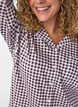 Katoenen pyjamashirt met borstzak, Rood, Model image number 3