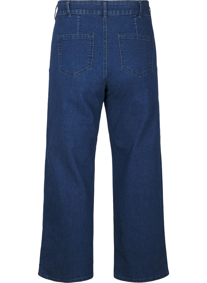 Jeans met wijde pijpen, Blauw, Packshot image number 1