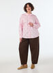Shirt met geborduurde bloemen, Roze, Model image number 1
