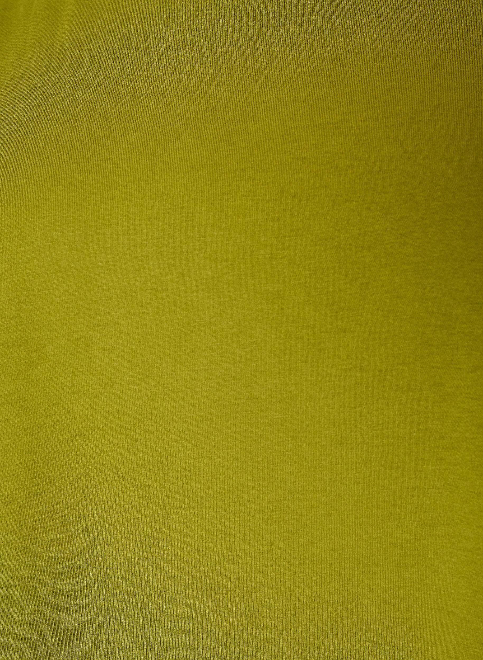 ZizziT-shirt met korte mouwen van katoenmix, Groen, Packshot image number 2