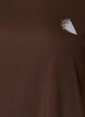 Effen gekleurd trainingsshirt, Bruin, Packshot image number 2