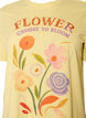 Katoenen T-shirt met print, Geel, Packshot image number 2