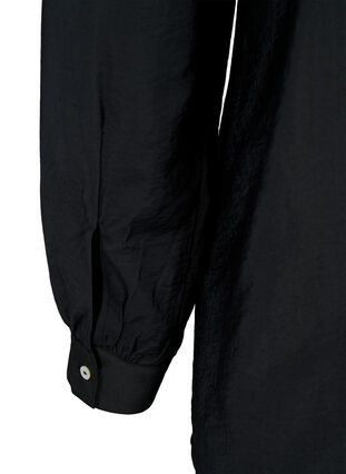 Viscose blouse met franjes, Black, Packshot image number 3