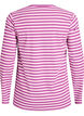 Gestreepte blouse met lange mouwen, Paars, Packshot image number 1
