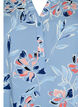 Blouse met bloemendesign en 3/4 mouw, Outline Flower, Packshot image number 2