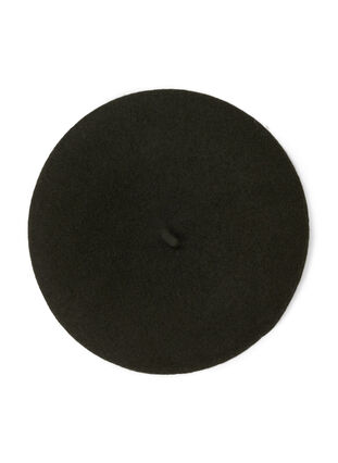 Wollen baret, Black, Packshot image number 2