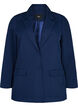 Klassieke blazer met knoopsluiting, Blauw, Packshot image number 0