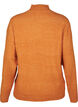 Gebreide wollen blouse met hoge hals, Autumnal Mel., Packshot image number 1