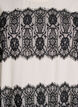Korte jurk met contrasterende kanten panelen, Beige, Packshot image number 2