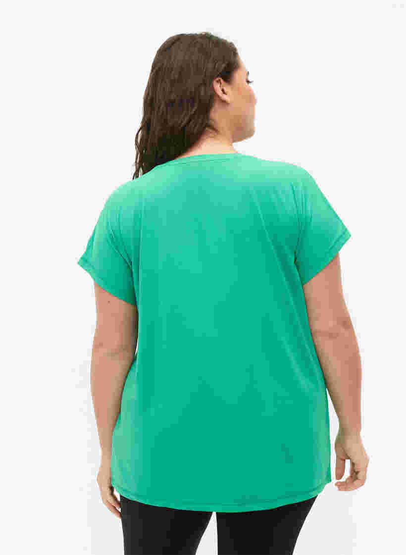 Trainings T-shirt met korte mouwen, Mint, Model image number 1