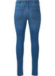 High-waisted Amy jeans met knoopsluiting, Blue Denim, Packshot image number 1