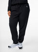 Joggingbroek met textuurdetaillering, Black, Model image number 0