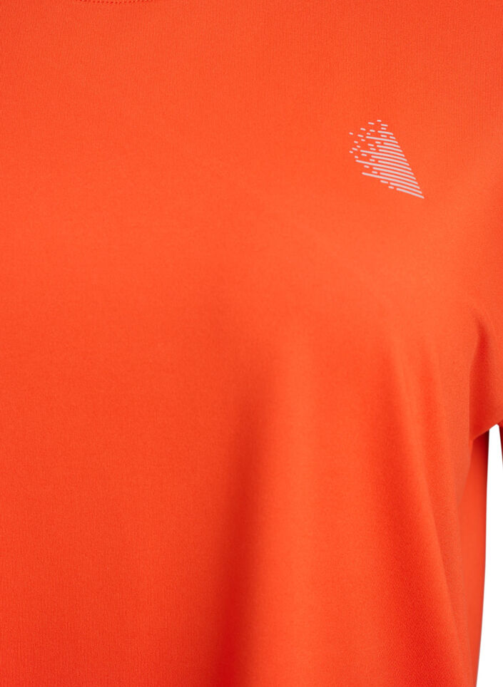 Effen gekleurd trainingsshirt, Oranje, Packshot image number 2