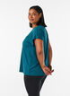 Effen gekleurd trainingsshirt, Groen, Model image number 2