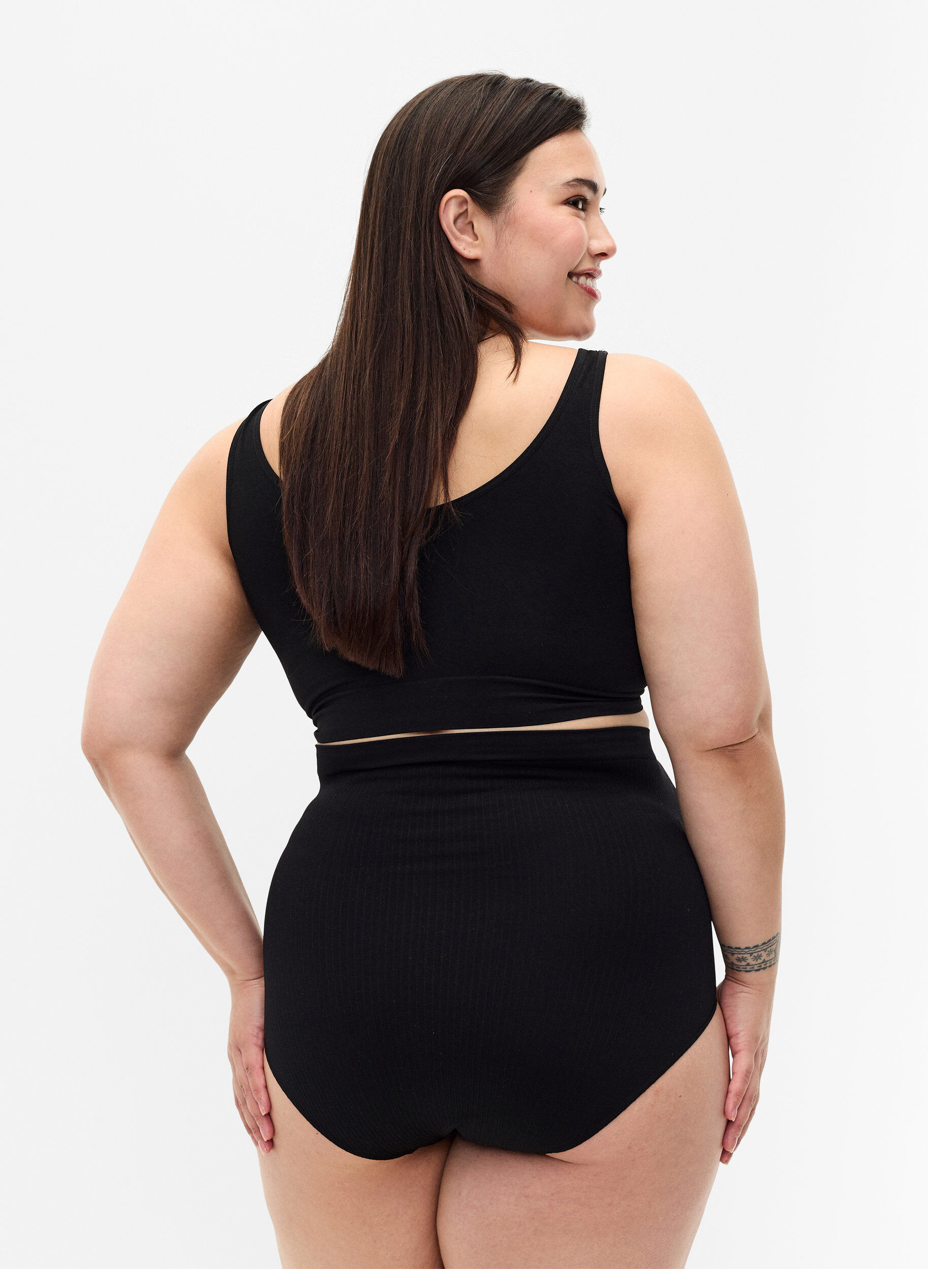 Zizzi Zwangerschapsslipje, Black, Model image number 1