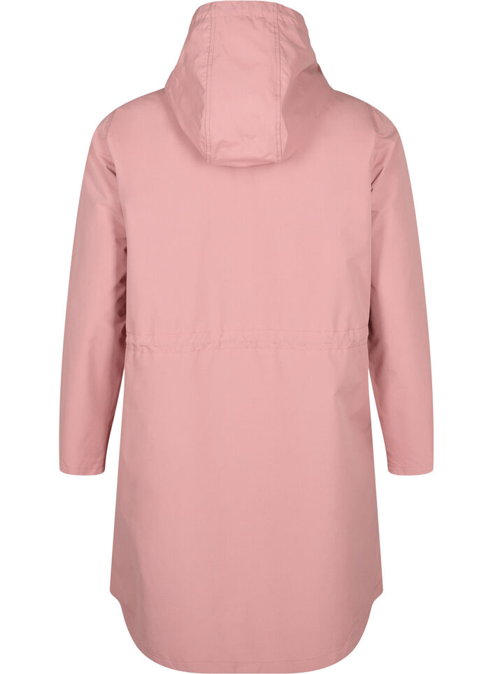 FLASH - Waterafstotende parka met capuchon, Ash Rose, Packshot image number 1