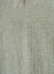 Blouse in linnen en viscose met mouwen 1/2, Groen, Packshot image number 2