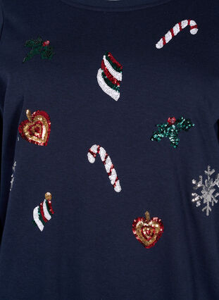 Kerst sweatshirt, N. Sky X-MAS DECO, Packshot image number 2