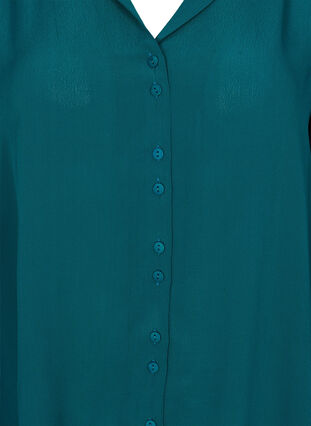 Viscose blouse met v-hals, Pacific, Packshot image number 2
