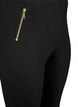 Viscose legging met ritssluiting detail, Zwart, Packshot image number 2
