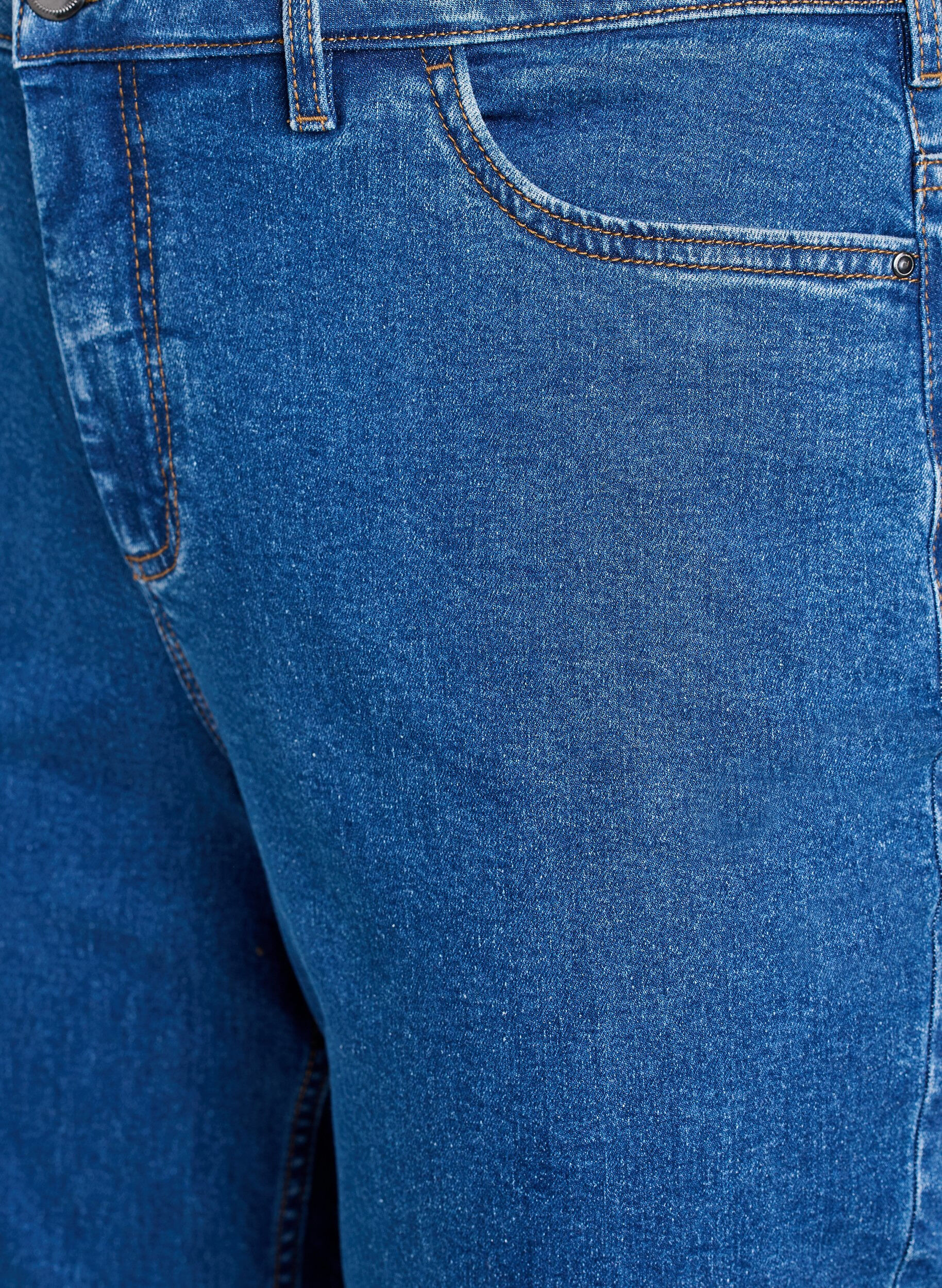 Zizzi High-waisted Gemma jeans met een regular fit, Blauw, Packshot image number 2