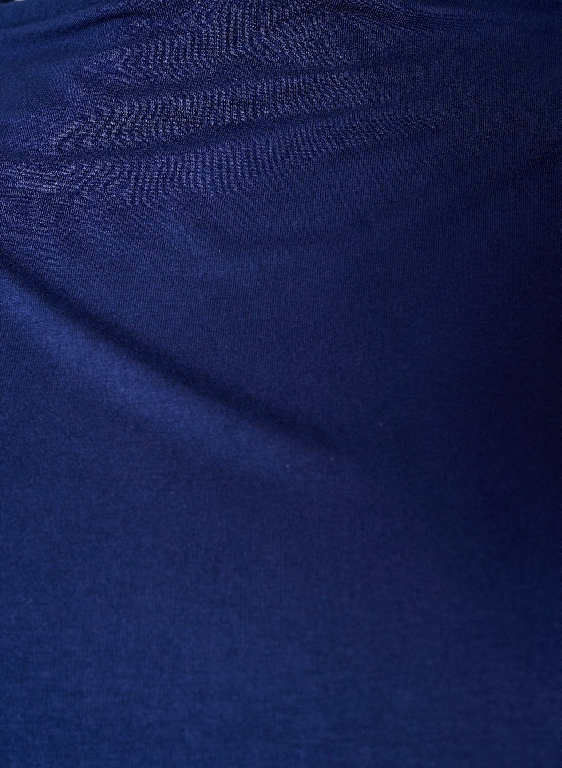 ZizziBlouse met boothals en ballonpasvorm, Blauw, Packshot image number 2