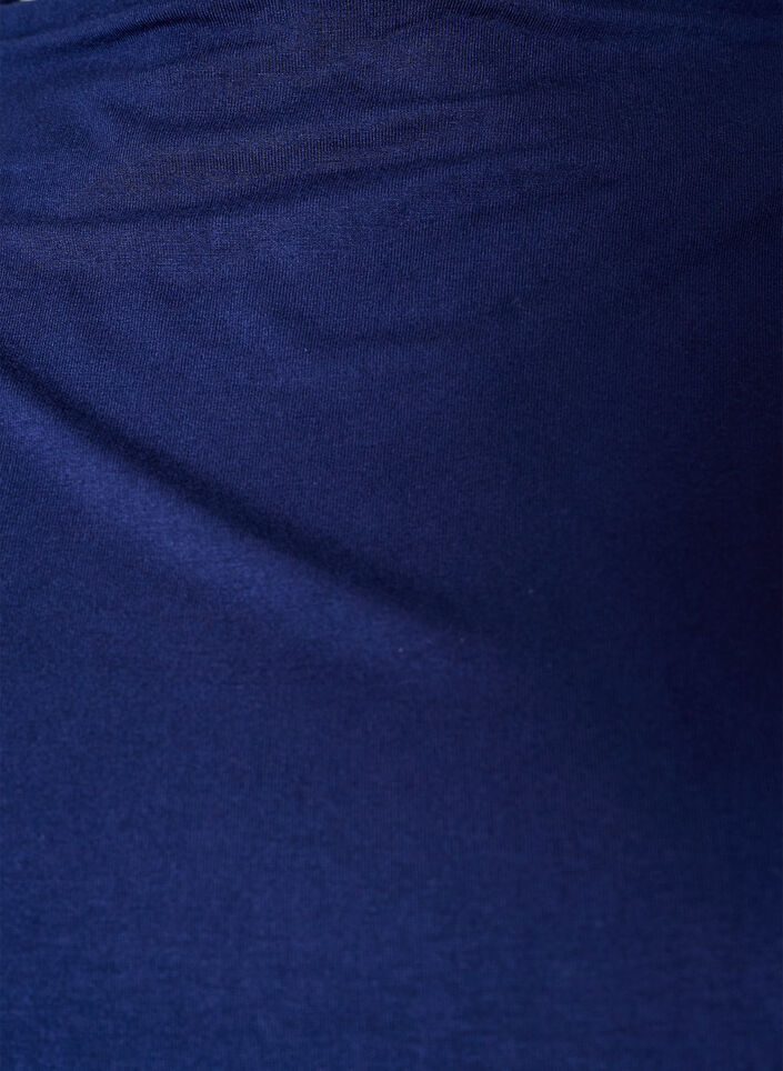 Blouse met boothals en ballonpasvorm, Blauw, Packshot image number 2
