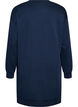 Losse sweatshirtjurk met zakken, Blauw, Packshot image number 1