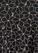 Tuniek met een geborduurd bloemenpatroon en 3/4 mouwen, Zwart, Packshot image number 2