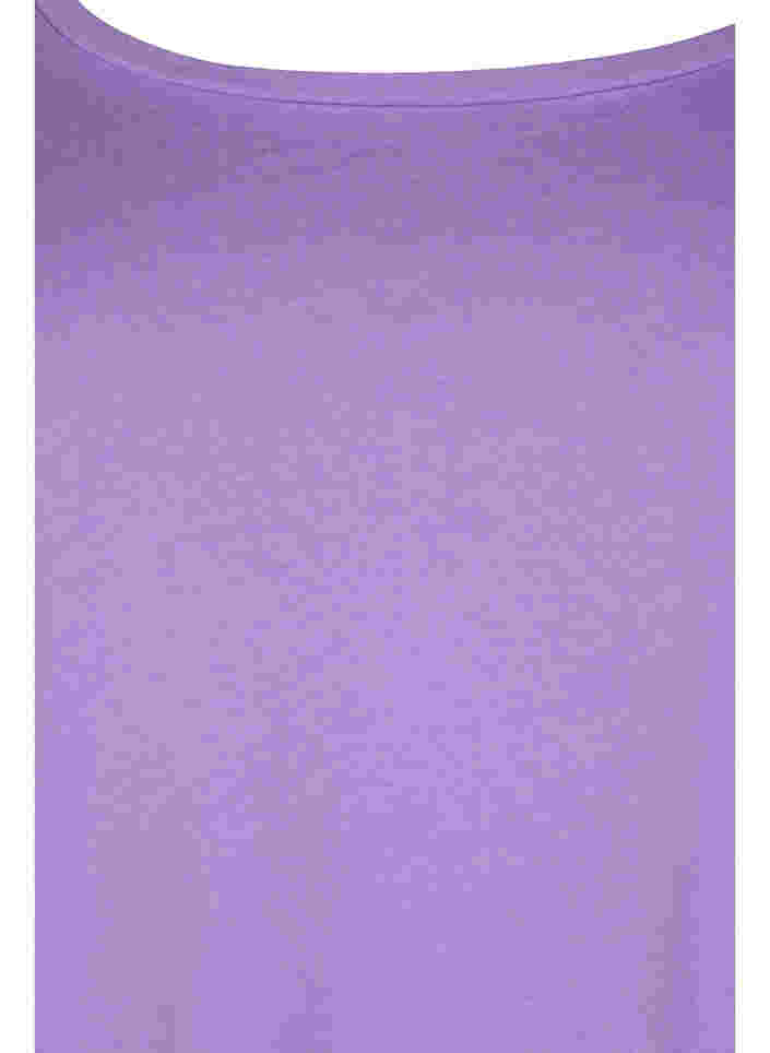 Set van 2 basic tops in katoen , Paisley Purple/Black, Packshot image number 2