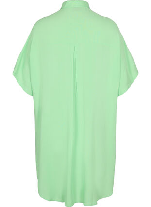 Lange viscose blouse met 2/4 mouwen, Summer Green, Packshot image number 1