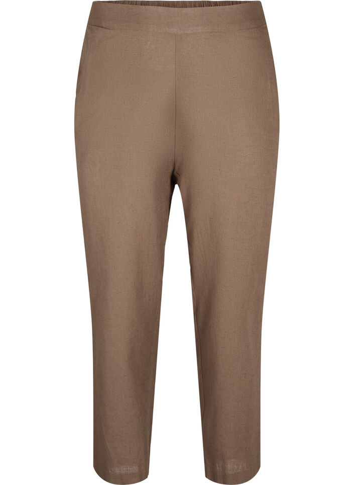 Losvallende broek van linnen-katoenmix, Cub, Packshot image number 0