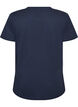 Kerst T-shirt van biologisch katoen, Blauw, Packshot image number 1
